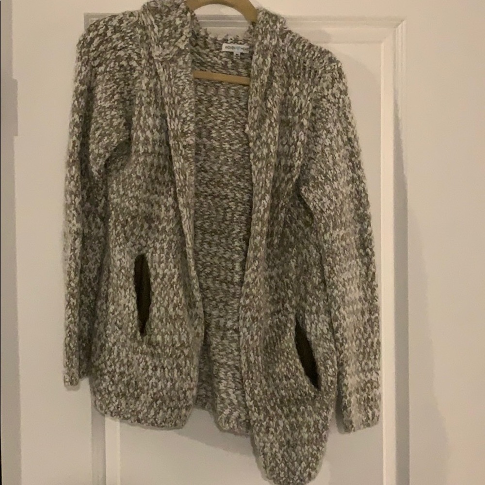 Fuzzy Hooded Sweater